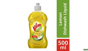 Vim Dishwash Gel - Lemon, 500Ml Bottle
