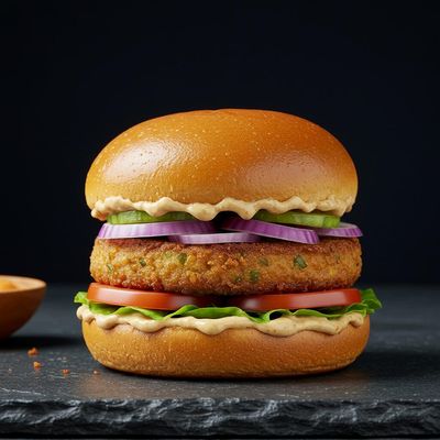 Crispy Paneer Burger