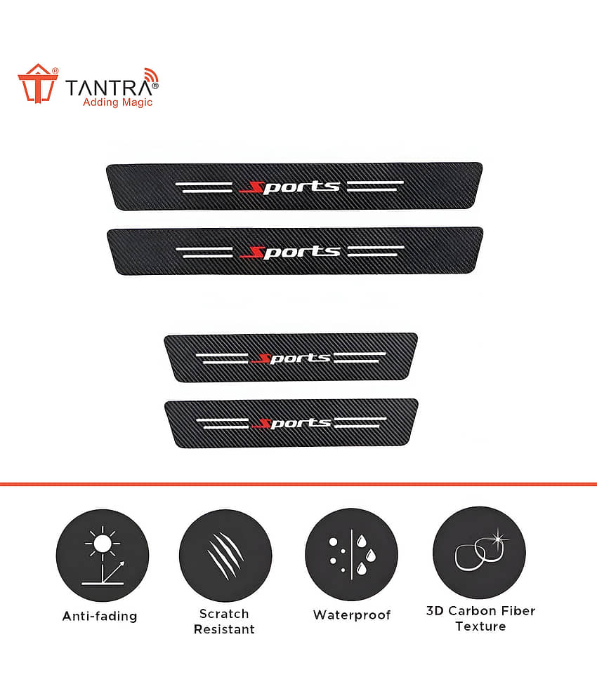 Tantra Door Strips PVC Black Single view 2