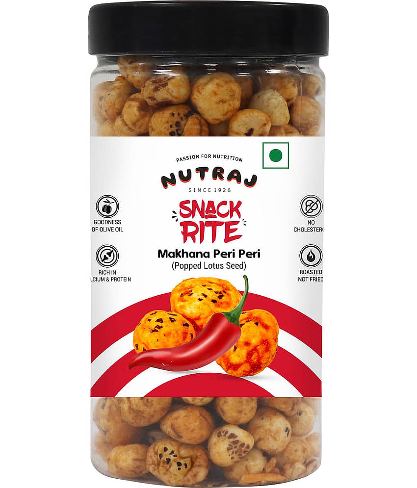 Nutraj Snackrite Roasted Makhana Peri Peri 70 g (Pack of 3), Roasted Foxnut) view 2