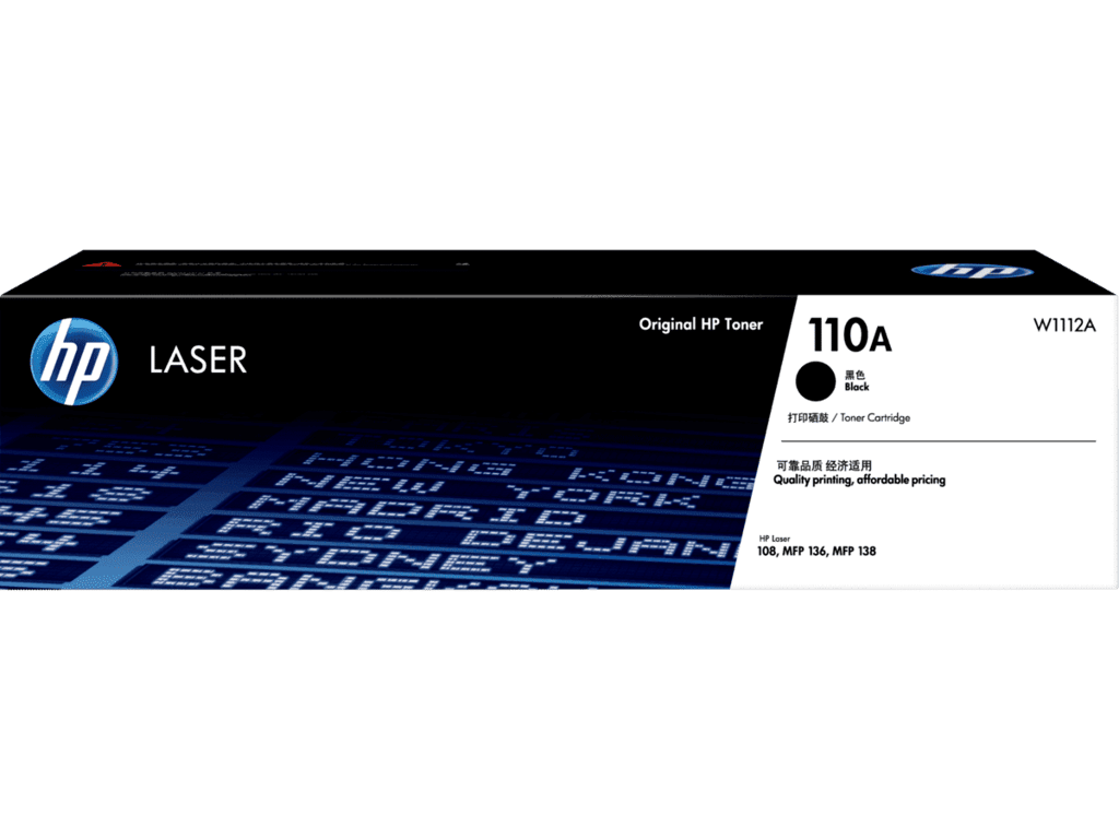 HP 110A Black Laser Toner Cartridge (W1112A) for HP LaserJet Pro MFP M130a, M130fn, M130fw, M130nw Printers