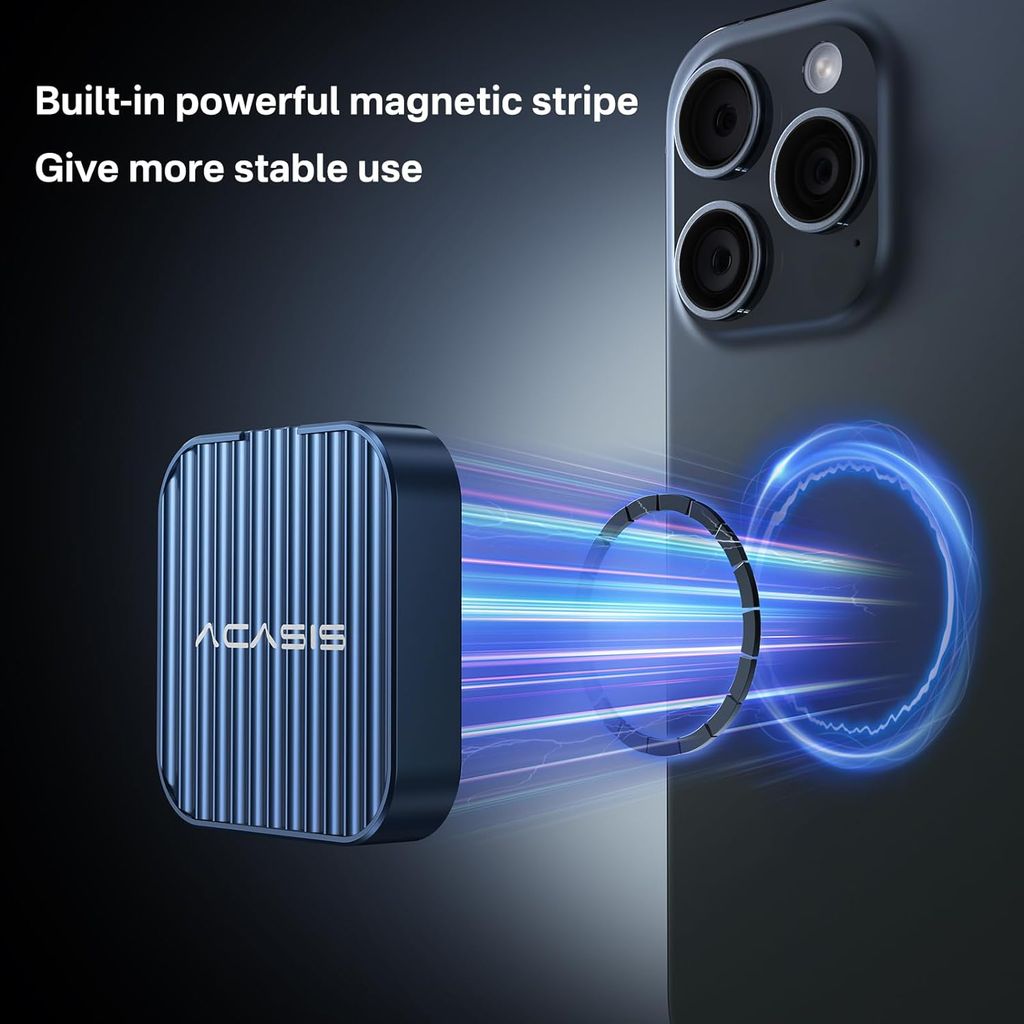 ACASIS 2230 SSD Enclosure with Magsafe for iPhone 15 Pro Max ProRes, 10Gbps USB C 3.2 Gen2, Aluminum body, Support M-Key B+M Key UASP( UP to 2TB) view 2