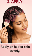 SHUSHRAJ JAIVIK Hibiscus Powder & Rose Petals Powder Combo Pack view 2
