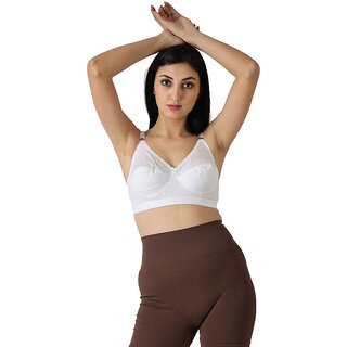 Loving Care Women Full Coverage Non Padded Bra(White) view 2