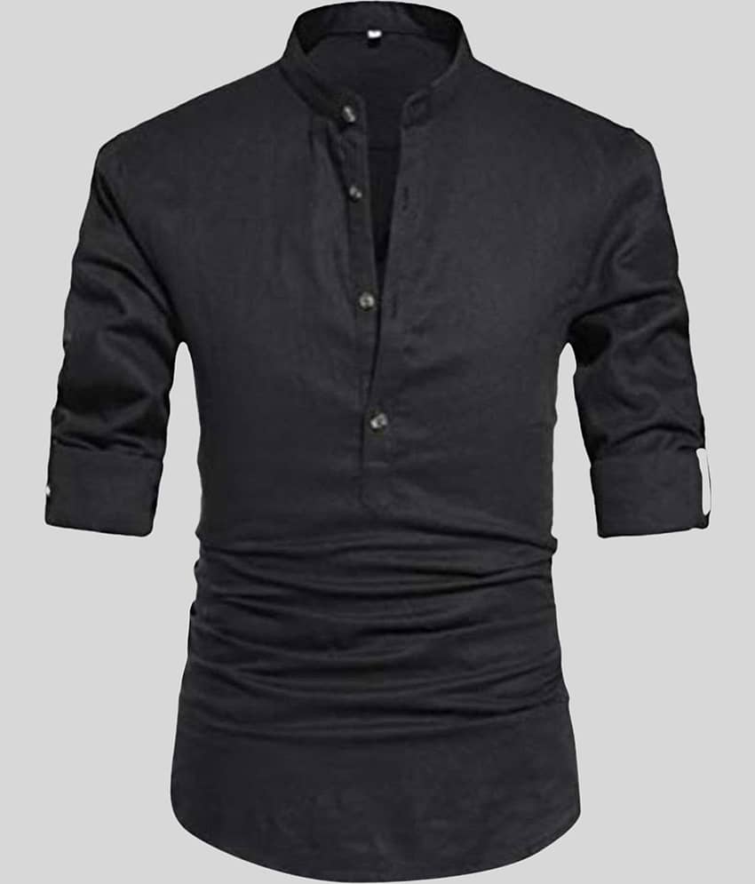 Life Roads - White Cotton Slim Fit Men's Casual Shirt (Pack of 1 )