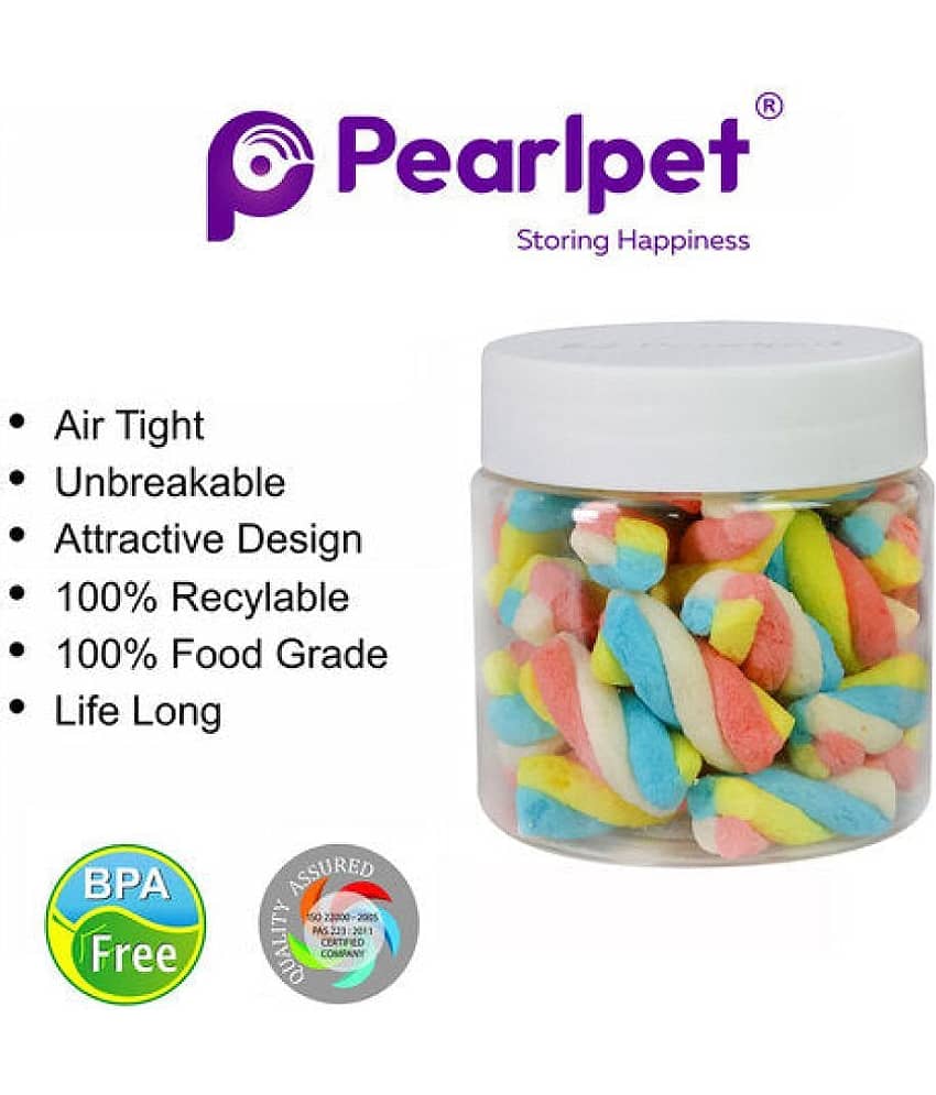 PearlPet Dibbi-200gm Plastic White Multi-Purpose Container ( Set of 24 ) view 2