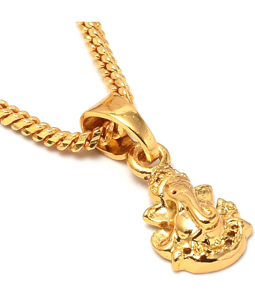 Jewarhaat - Golden Pendant ( Pack of 1 ) view 2