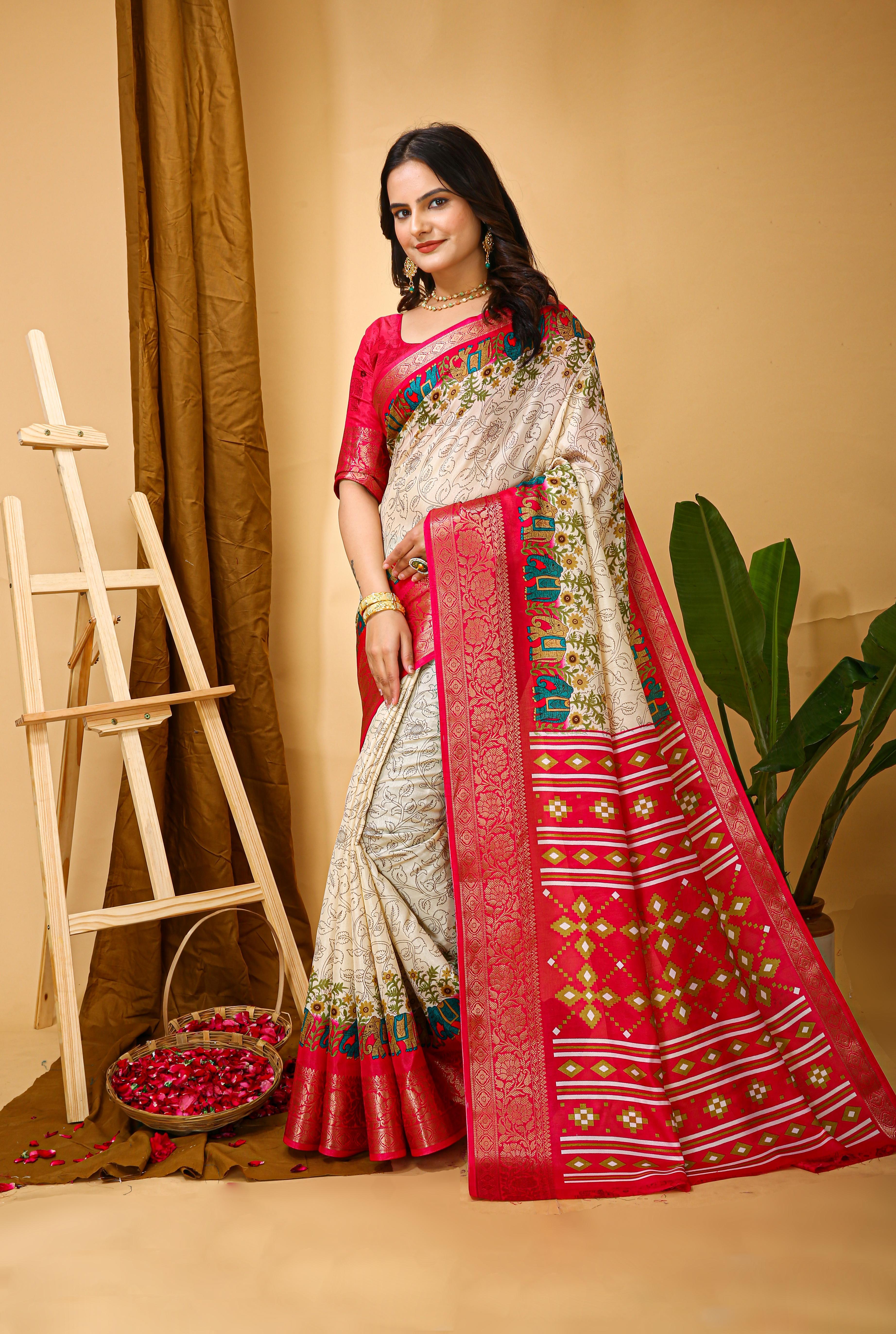 Dola Silk Saree For Wedding view 2