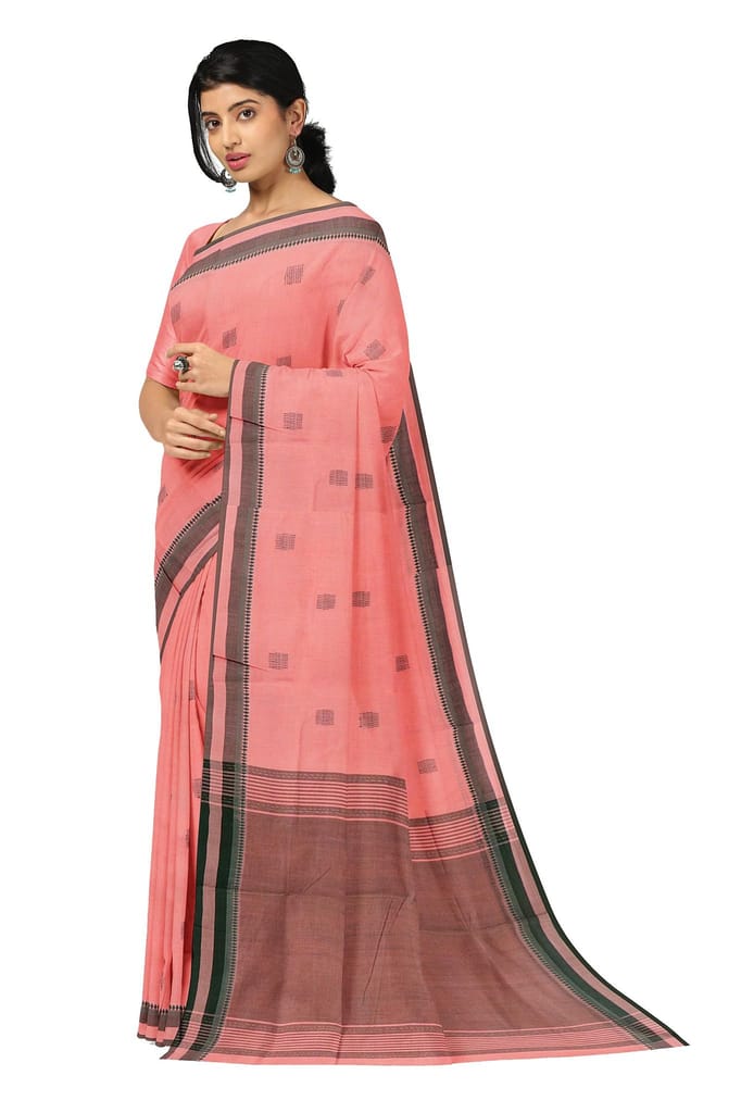APCO Handloom (A Andhra Pradesh Govt Emporium)- Women's Traditional Pure Handloom Rajahmundry/Angara Cotton Saree | ACS0041 view 2