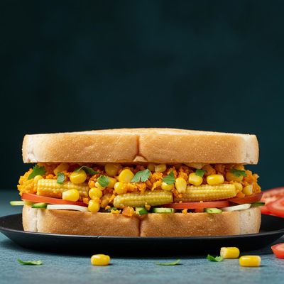 Baby Corn Sandwich