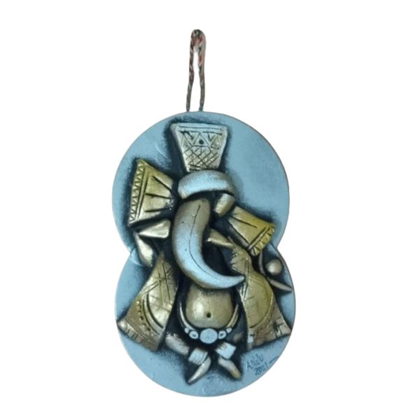 Terracotta Style Lord Ganesha Decor view 2