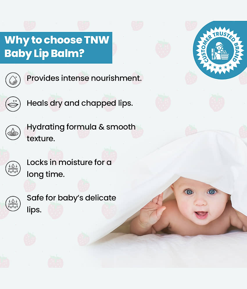 TNW - The Natural Wash Nourishing Baby Lip Balm For Kids With Shea Butter & Coconut Oil , 6G view 2