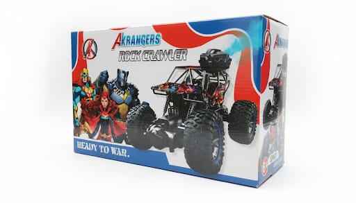 AKRANGERS RC Rock Crawler Toy Car for Kids - Off-Road Remote Control Vehicle Spray Smoke Feature view 2