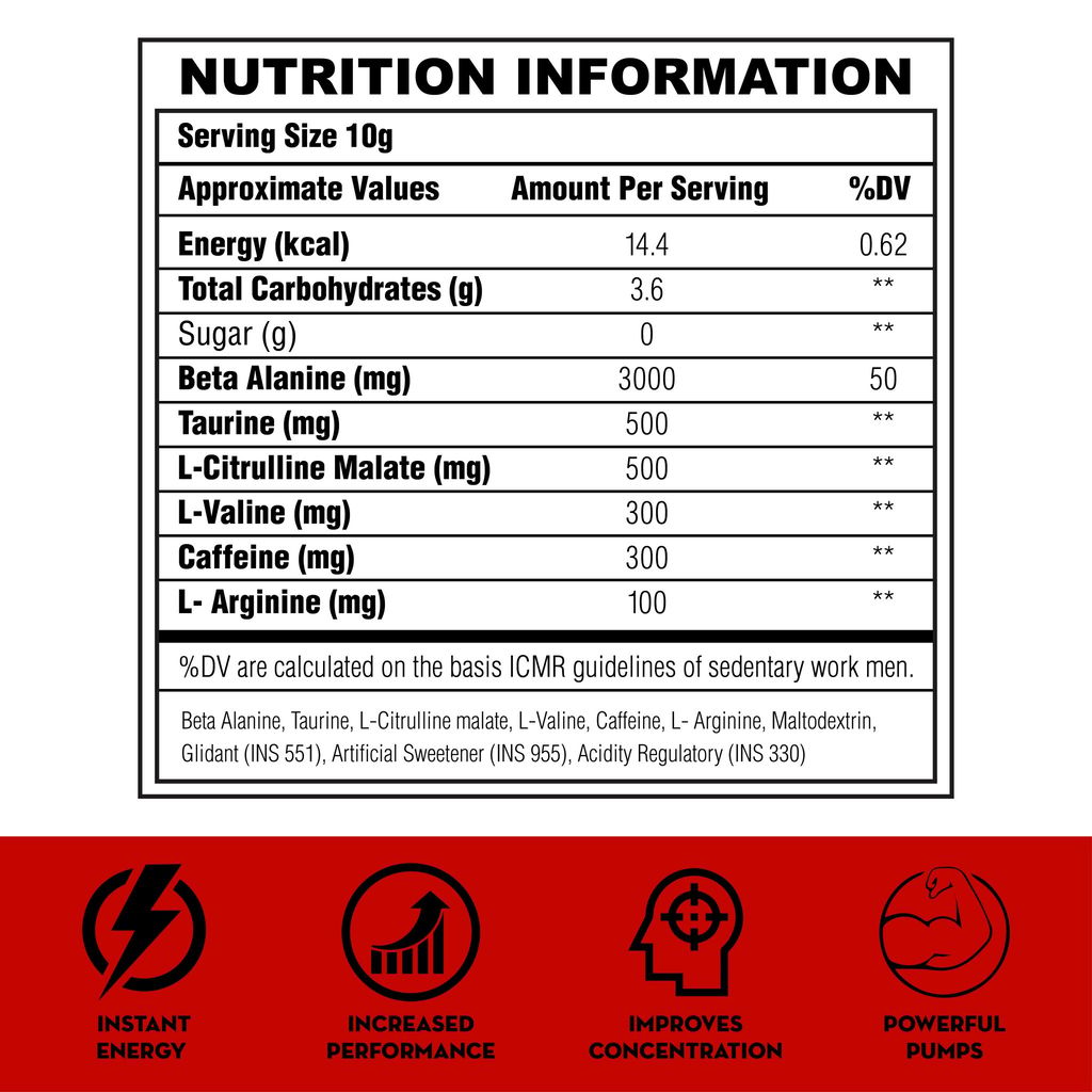 Spartan Sport Sciences Pre Training 300G Strawberry view 2