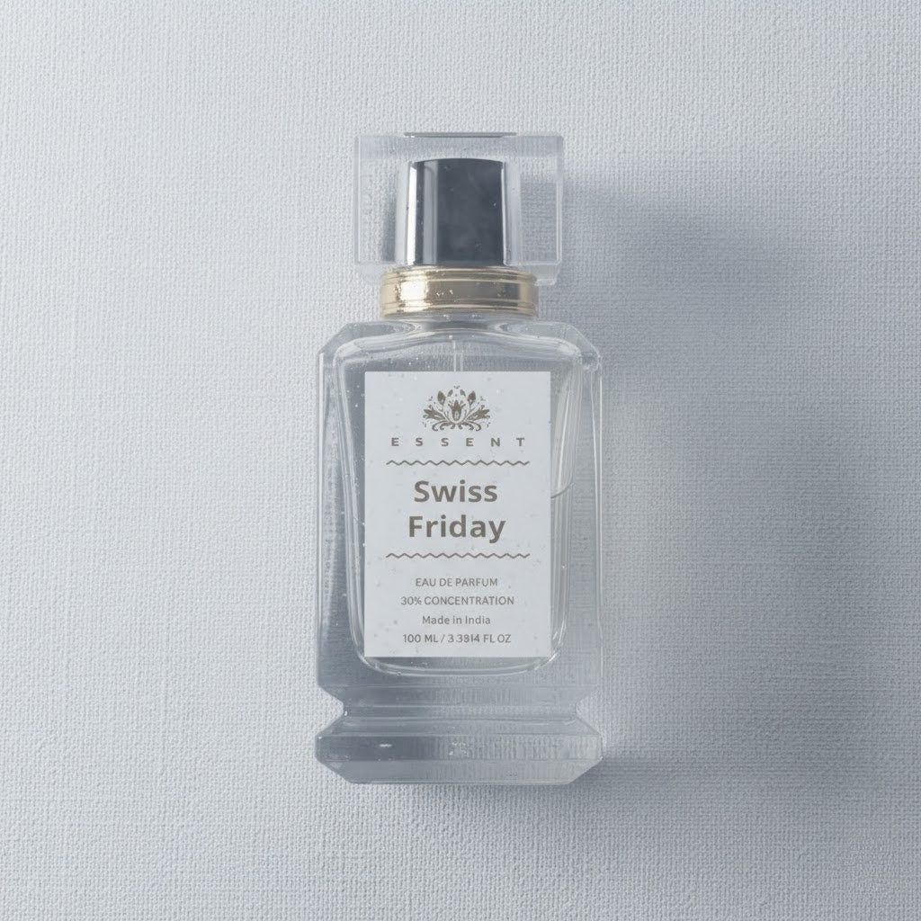 Essent Perfumes Swiss Friday Eau de Parfum (EDP) – Fresh Green Aquatic Long Lasting Perfume – Unisex Fragrance view 2