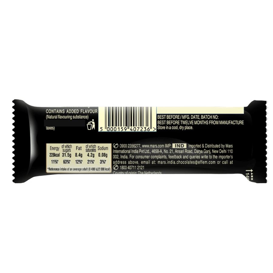 Mars Nougat & Caramel Chocolate Bar, 51 gm Pouch view 2