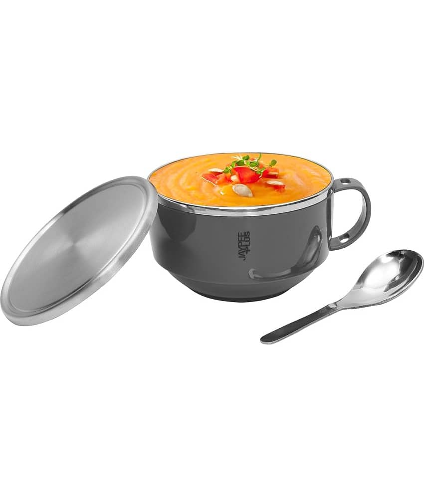 Jaypee Plus Maxxl Soup Bowl Brand Logo Stainless Steel Soup Mug 700 mL ( Pack of 1 ) view 2