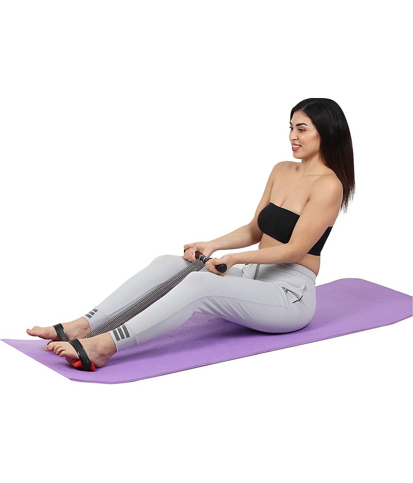 LIONFIT® Double Spring Tummy Trimmer with Resistance Tube for Men & Women | Home Gym Combo for Abs, Arms, Chest, Legs & Full Body Workout view 2