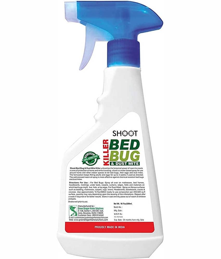 Green Dragon Shoot Bed Bug Spray Dust Mite Killer 500ml view 2
