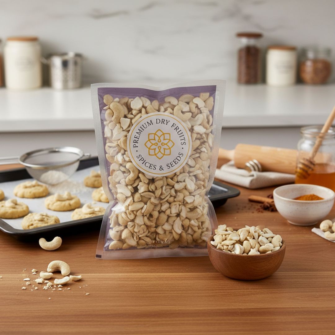 Rasda Cashew Nuts Big Pieces – Large Cashew Pieces (LWP) - 100g view 2