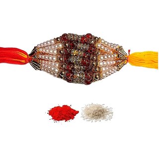 (Pack of 12) CHARKEE Fancy 12 Bhaiya Bhabhi Rakhi (Multicolour) view 2