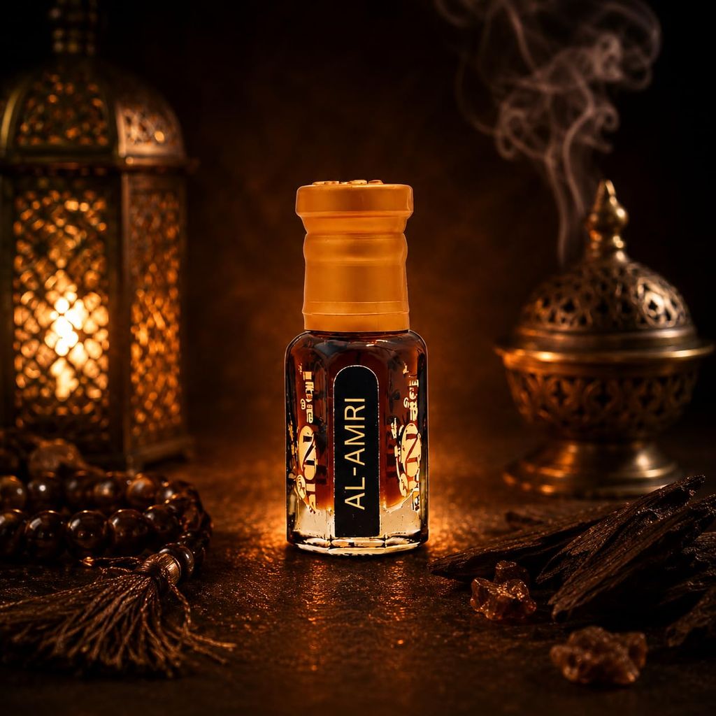 alNaqi fragrances Al-Amri-Attar 12ml - Luxury White Oudh Attar Original, No Alcohol Concentrated Attar Black Musk, High Strength Arabic-Fragrance, Original Signature-Parfum view 2