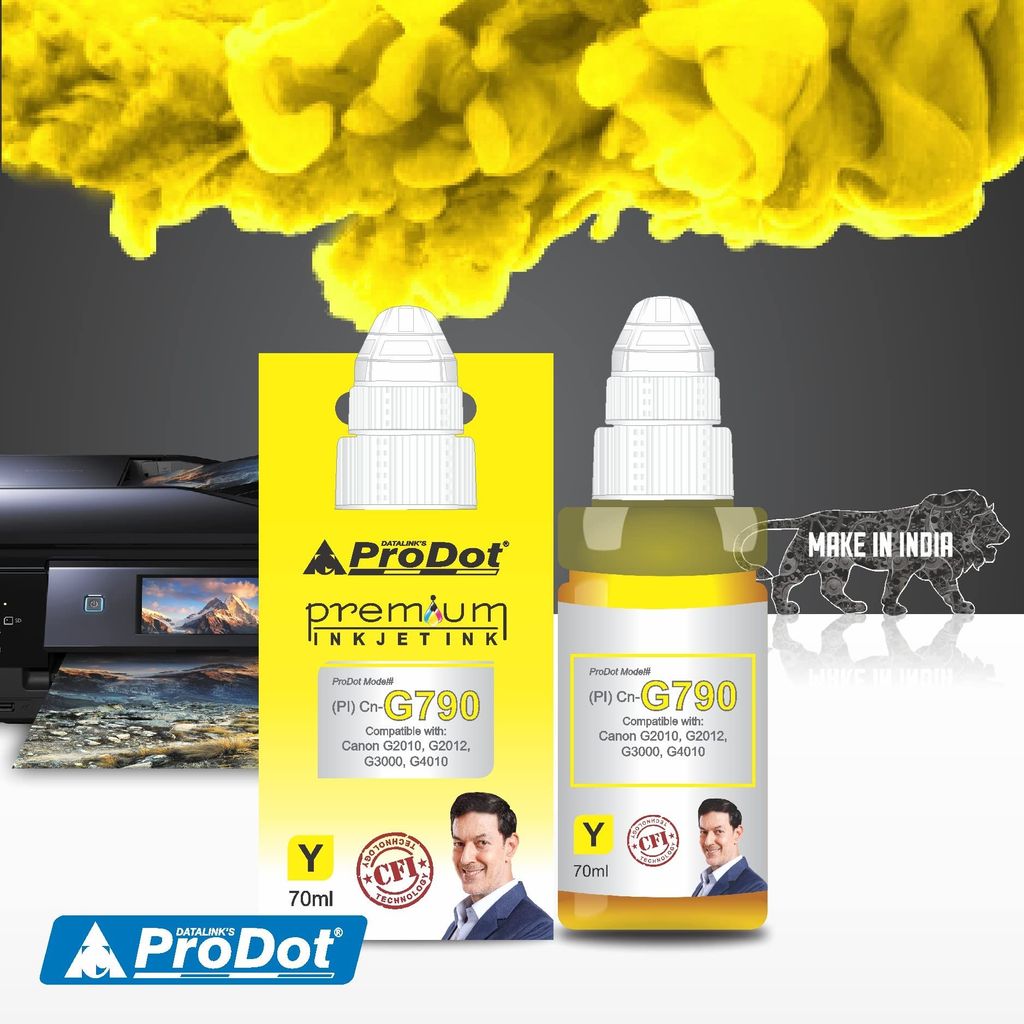 ProDot Cn-G790 Inkjet Ink Refill Compatible with Canon Pixma G1000, G1010, G2000, G2010, G3000, G3010, G4000, G4010 Ink Tank Printers view 2