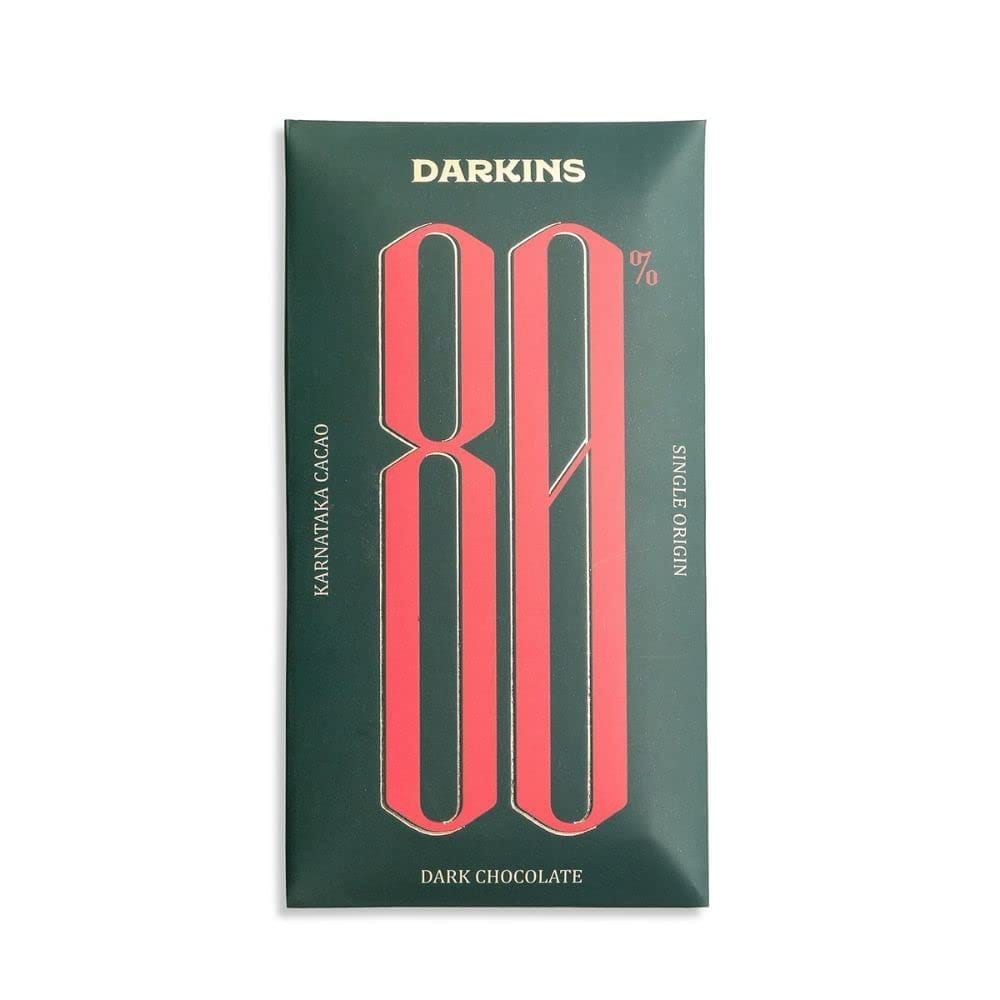 DARKINS 95% Dark Chocolate Single Origin | 80% Dark Chocolate Single Origin | Combo | Vegan | Gluten-Free | Natural | 65 GM Each Pack of 2 view 2