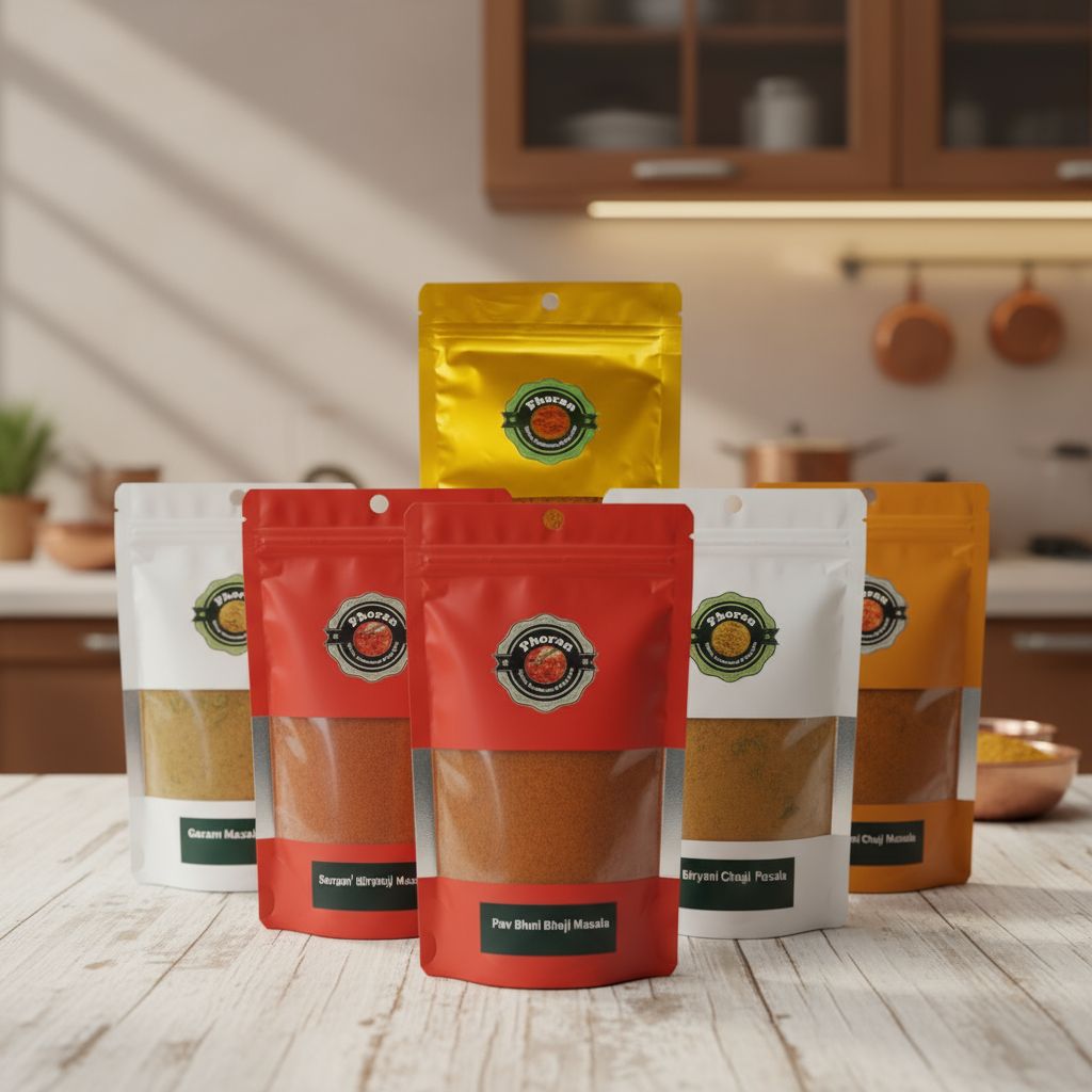 500 gm Special Masala COMBO pack - 100 gm each - 5 Premium Spices | Garam Masala l Biryani Masala l Tandoori Masala l Pav Bhaji Masala l Jeeravan Masala view 2