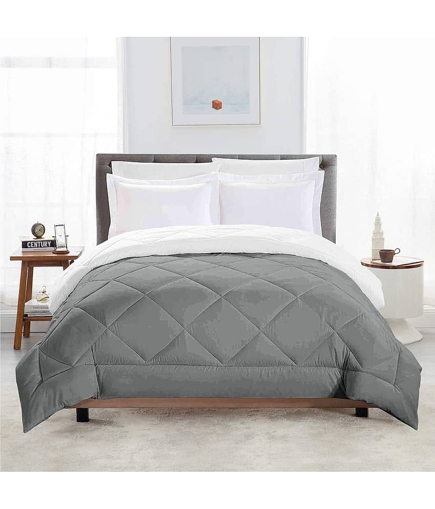 Jinaya's Microfiber Solid Single Size Comforter ( 229 x 152 cm ) - Multi ( ) view 2