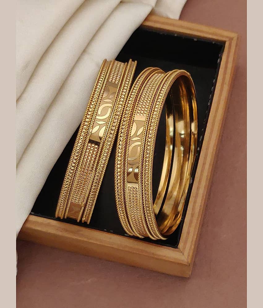 Shivay Fashion Gold Bangle ( Pack of 1 )