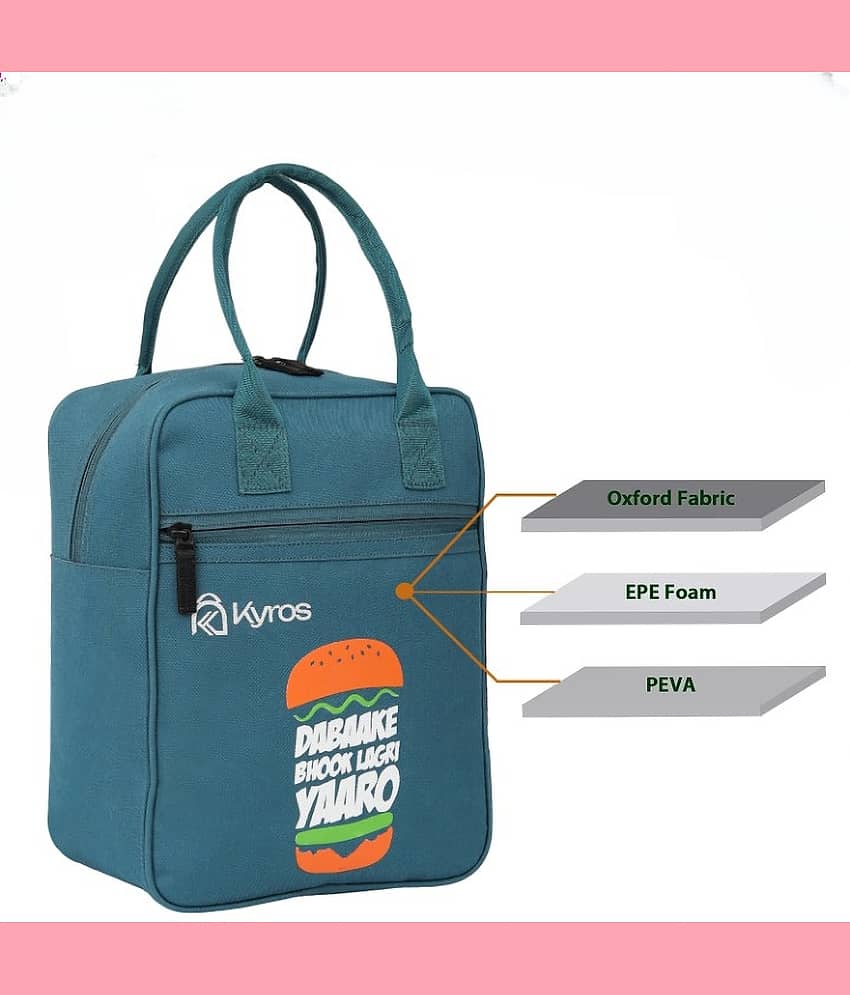 Kyros Green Polyester Lunch Bag Pack of 1 view 2