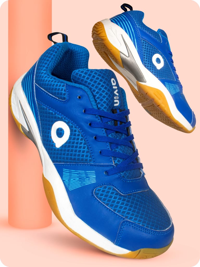 AIVIN Attract Unisex White Badminton Shoes