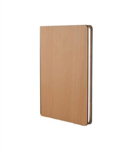 Solid Wooden Textured Diary Ek3501