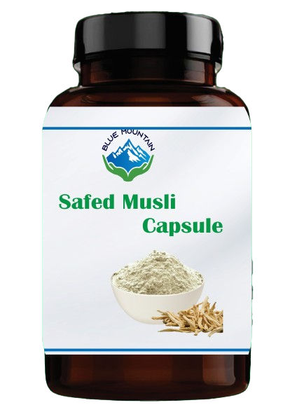BLUE MOUNTAIN Safed Musli Capsule, 60 Capsule