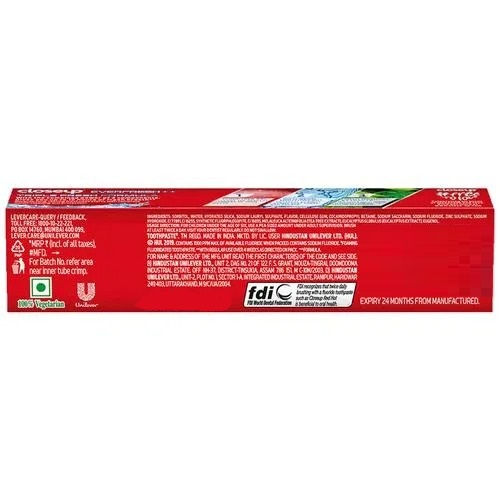 Closeup Everfresh+ Red Hot Gel Toothpaste, 40 gm view 2