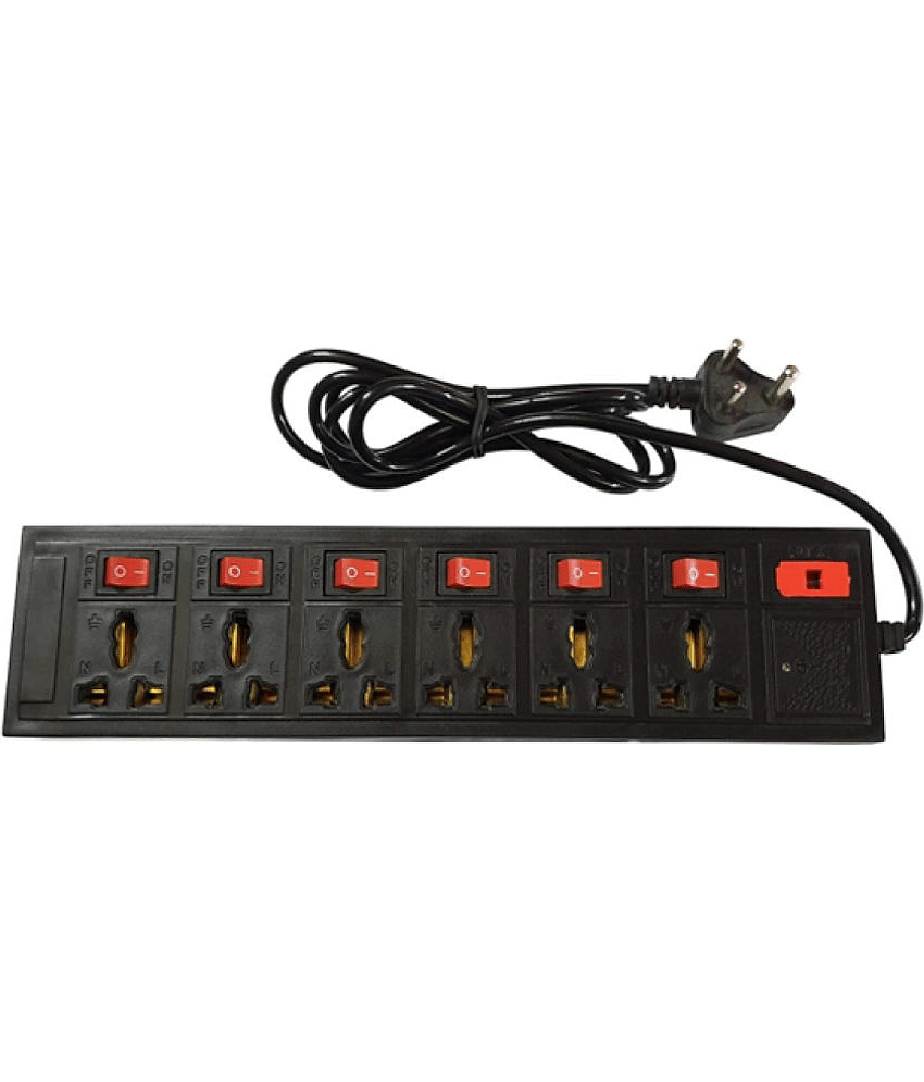 MS LED LIGHT TRADERS 6 Socket Extension Board view 2