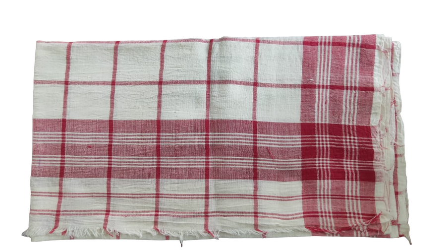 ASSAMESE TRADITIONAL LARGE HANDWOVEN GAMOSA view 2