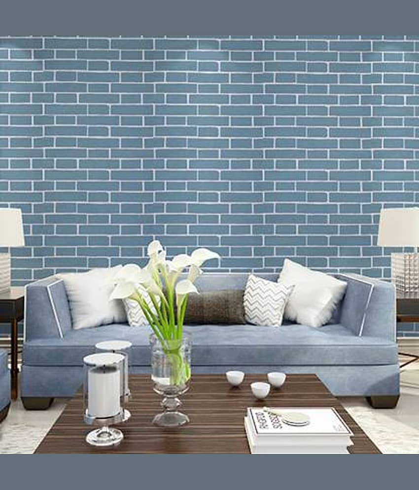 LAAYO Wallpaper & Wall Sticker - Abstract Wallpaper ( 45 x 250 ) cm ( Pack of 1 ) view 2