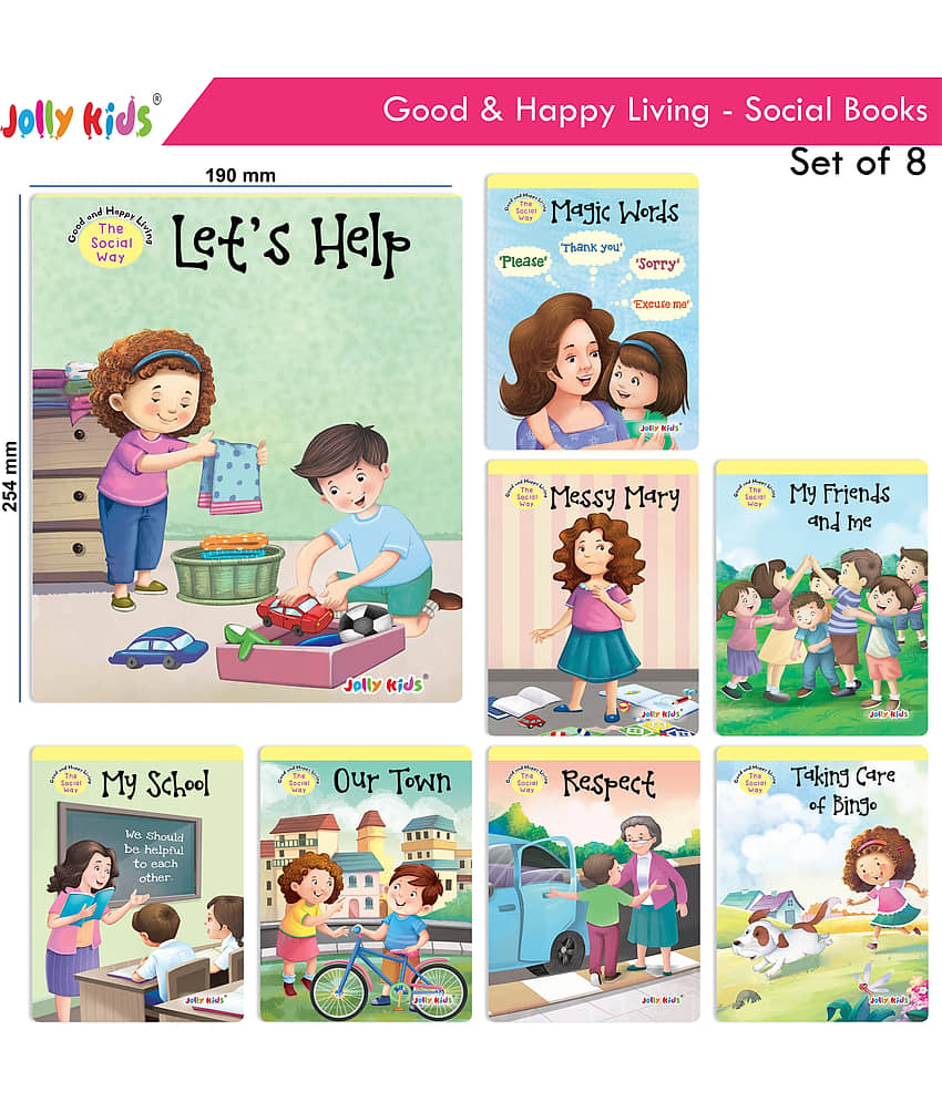 Jolly Kids Good & Happy Living The Social Way Series Books (Set of 8) view 2