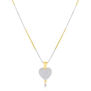 Hetprit Brass Gold Plated Beautiful Pendent Set For Woman view 2