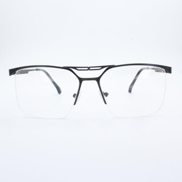 Lensoz Elite X Luxe Half Rim Rectangle Z - Medium - Black view 2