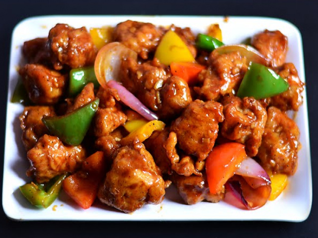 Chilli chicken dry (spicy) [10 pc]