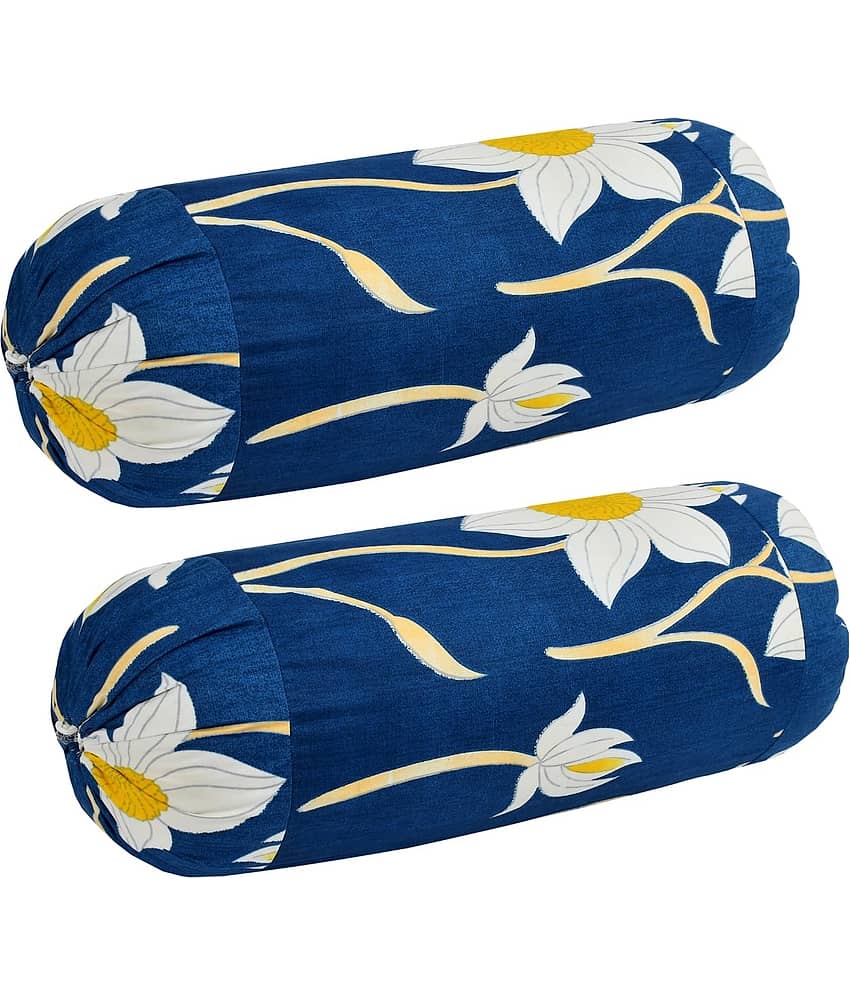 MAHALUXMI COLLECTION Set of 2 Polyester Bolster Covers view 2