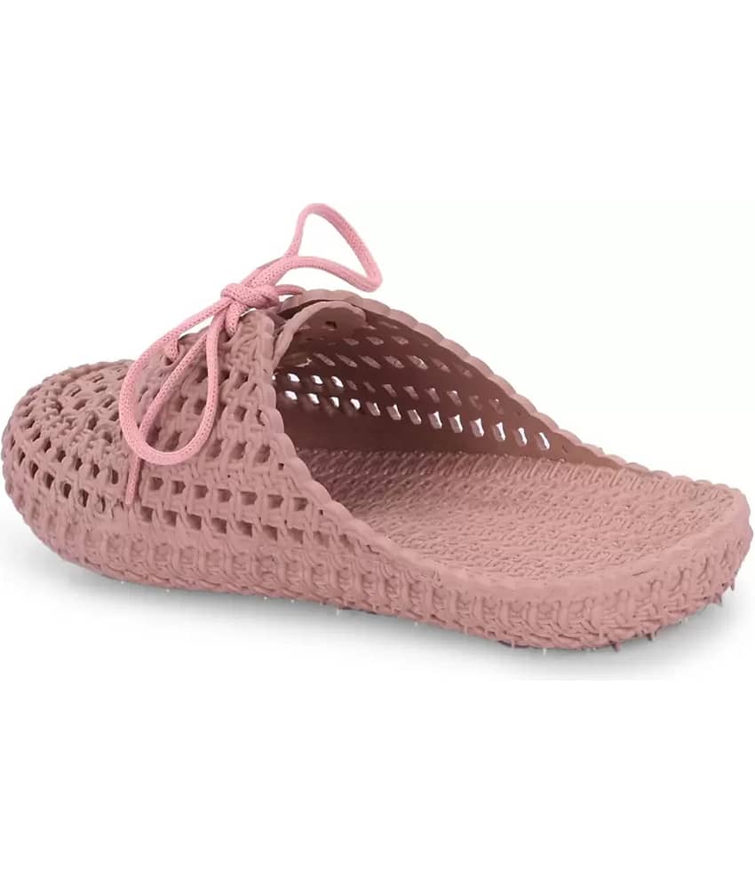 Monoction WO-LESS Pink Women's Mules Flats view 2