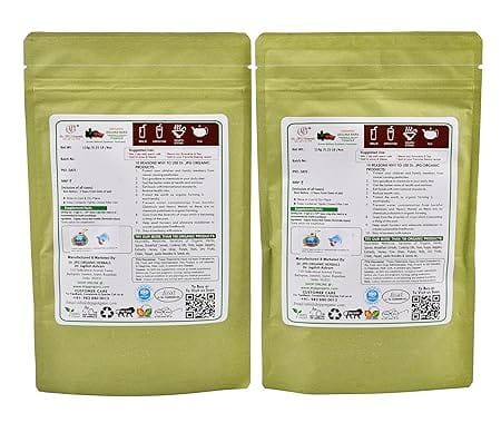 Dr. JPG Organic Arjuna Powder For Manages Cholesterol Level, Promotes Healthy Metabolism/Terminalia Arjuna/INDIA ORGANIC Certified 114g Pack of 2 view 2
