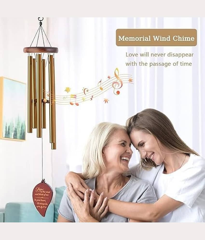 KRAMOX WIND CHIMES BELL Aluminium Rod Indoor Windchime Pack of 1 view 2