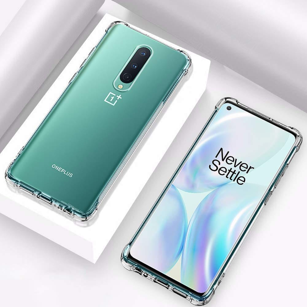 Faircost for OnePlus 8 Back Cover Shockproof (Silicon| Transparent) view 2
