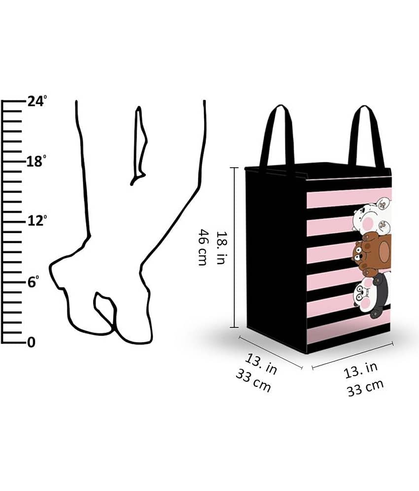 PrettyKrafts Fabric Laundry Bag view 2