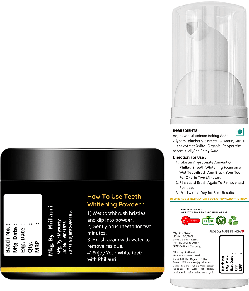 Phillauri Mouthwash Spray Oral Care Set 110 g view 2